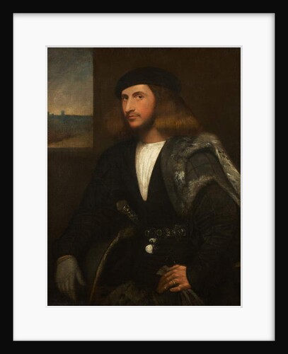Portrait of a Venetian nobleman by Giovanni de Busi Cariani