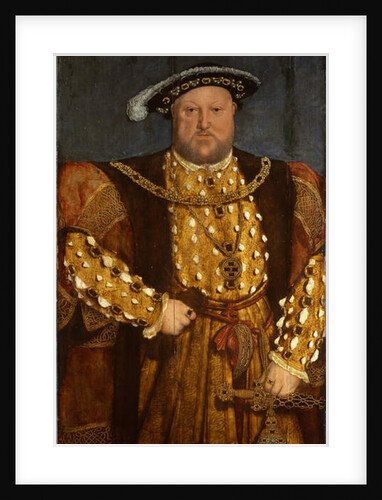 Portrait of King Henry VIII by Hans Holbein the Younger