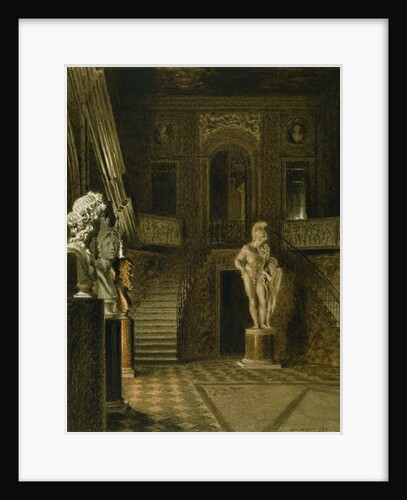 The Painted Hall at Chatsworth, 1827 by William Henry Hunt