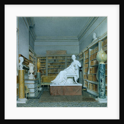 The Old Library, Chatsworth by William Henry Hunt