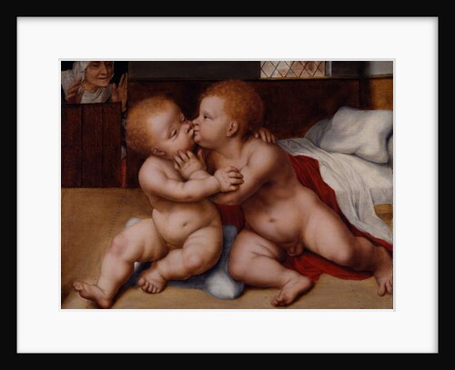 The Infant Christ with the Infant St John the Baptist by Quentin (workshop of) Massys or Metsys