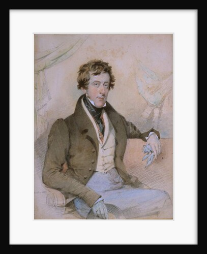 Portrait of William Spencer, 6th Duke of Devonshire, 1828 by Octavius Oakley