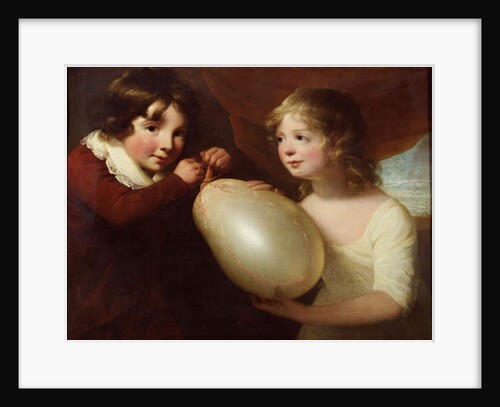 Two children with a pig's bladder by William Tate