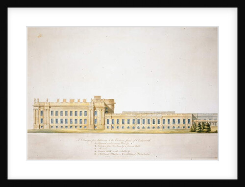 Design for the East Elevation, Chatsworth House by Jeffry Wyatville