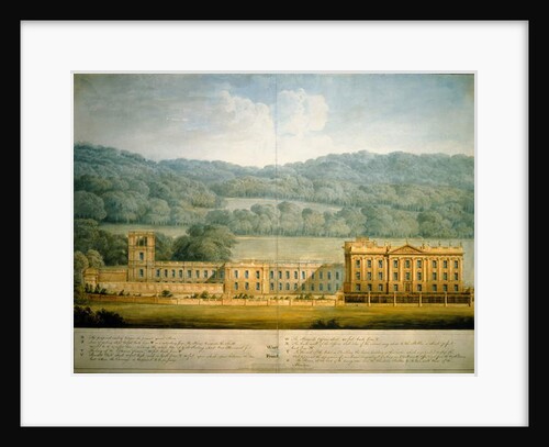 The West Front of Chatsworth House by Jeffry Wyatville