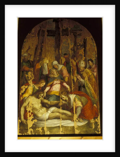 The deposition, Luca Signorelli, Volterra picture gallery, Tuscany, Italy by Anonymous