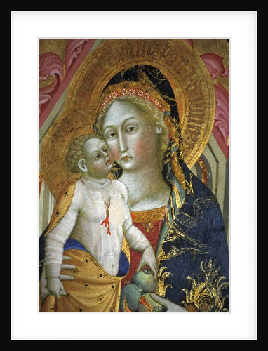 Madonna and child, Francesco di Gentile, XIV century, Piersanti museum, Matelica, Marche, Italy by Anonymous