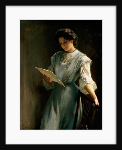 Reading the Letter by Thomas Benjamin Kennington