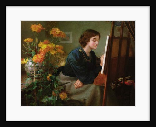 At the Easel by James N. Lee