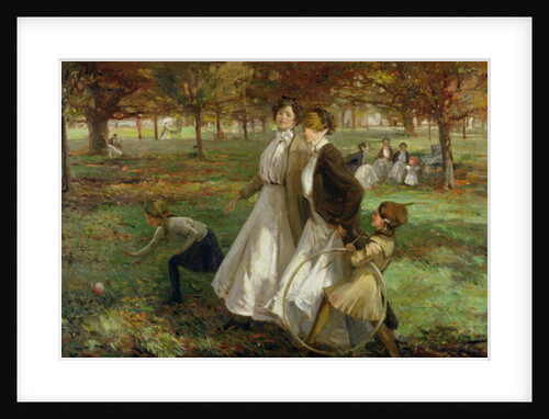 Autumn in Kensington Gardens by James Wallace