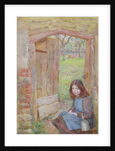 At the Orchard Gate, 1903 by Edward Clegg Wilkinson