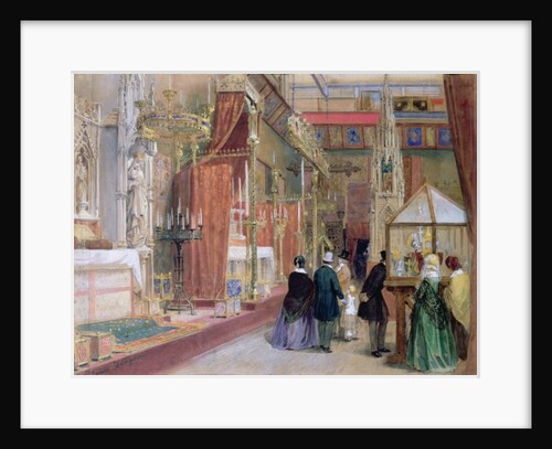 The Medieval Court of the Great Exhibition of 1851 by Louis Haghe