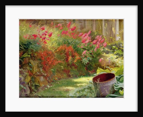 A Sunlit Garden, 1918 by Charles Ernest Butler