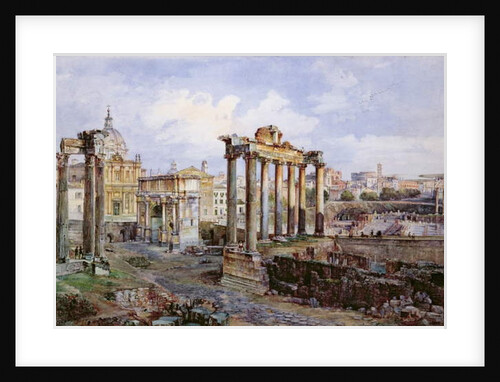 The Forum, Rome, 1878 by Vincenzo Marchi