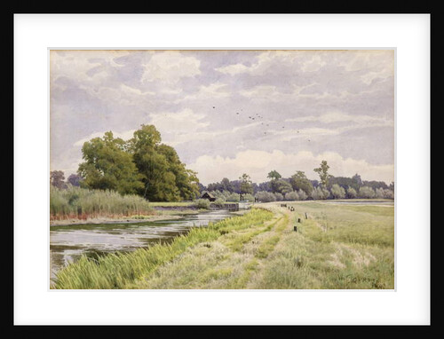 On the River Ouse, Hemingford Grey, 1904 by William Fraser Garden