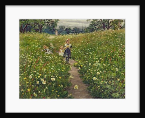 Gathering Wild Flowers by Philip Richard Morris