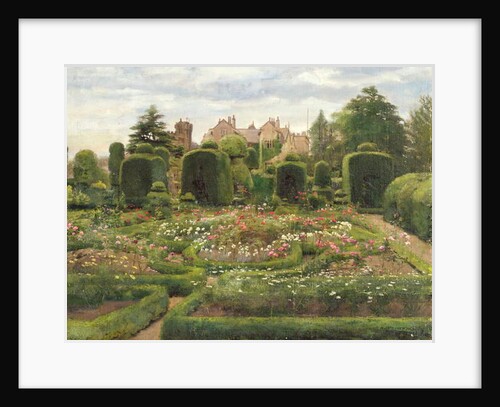 The Topiary Gardens, Levens Hall, Cumbria, 1886 by Walter Frederick Roofe Tyndale