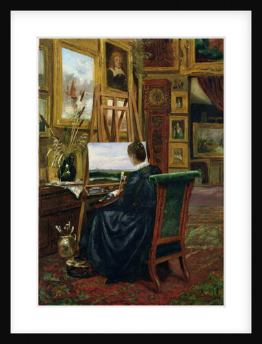 A Lady Artist, 1887 by Mary Churchill
