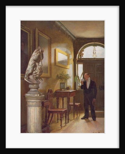The Calling Card, 1889 by William Fitz