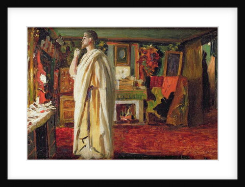 The Actor Mounet Sully wearing Roman Costume in his Dressing Room by Louis Edouard Paul Fournier