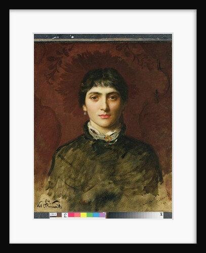 Portrait of a Woman with Dark Hair, 1884 by Valentine Cameron Prinsep