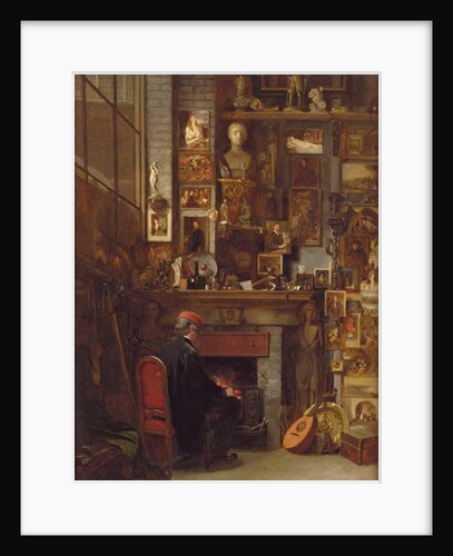 By the Studio Fire, 1860 by John Dawson Watson