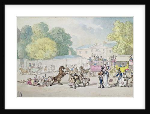 Devonshire House, Piccadilly by Thomas Rowlandson