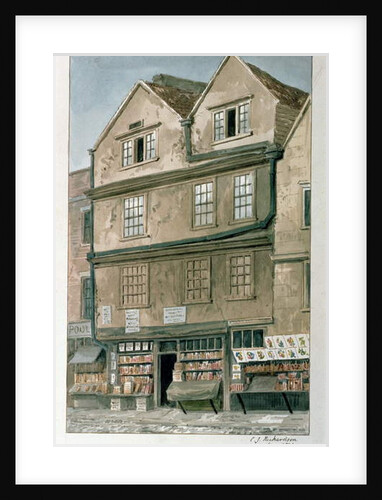 House in Holywell Street, the Strand, 1871 by Charles James Richardson