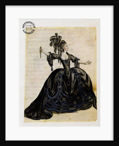 An Actress Playing Lady Macbeth by English School