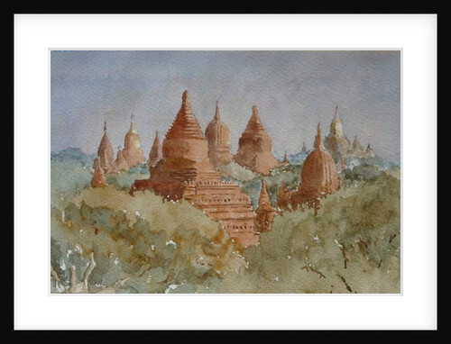 941 Bagan sunrise, towards Ananda by Clive Wilson