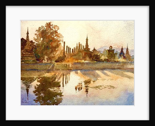 982 Sukhotai, evening sun by Clive Wilson