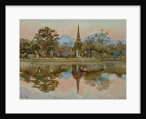 991 Sukhotai, Thailand - lighting-up time by Clive Wilson