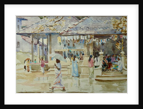 759 Temple visit between the showers by Clive Wilson