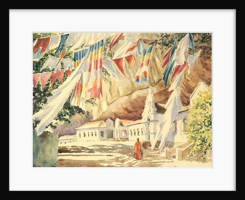 748 Prayer flags, Dambulla by Clive Wilson