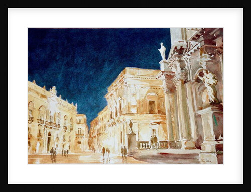 655 St Paul preaching by floodlight by Clive Wilson