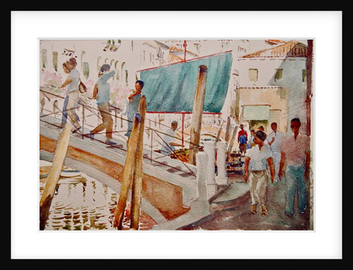 788 Silhouettes - Ponte dei Pugni by Clive Wilson