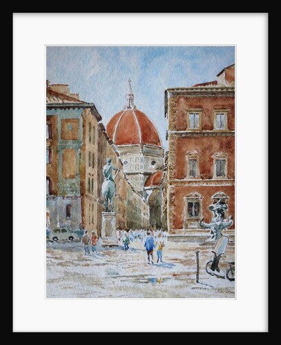 951 Piazza SS Annunziata, after the cloudburst by Clive Wilson