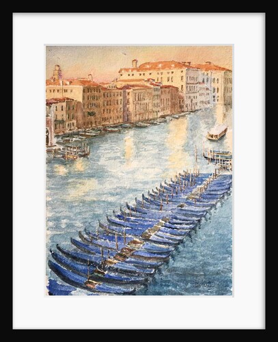 998 December sunrise from Palazzo Michiel dal Brusa by Clive Wilson