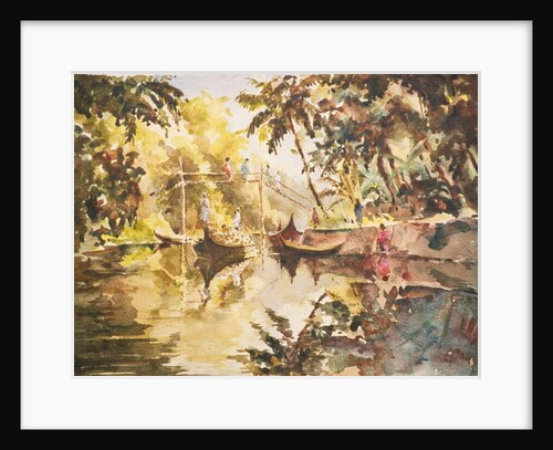 611 Village life on the back waters by Clive Wilson