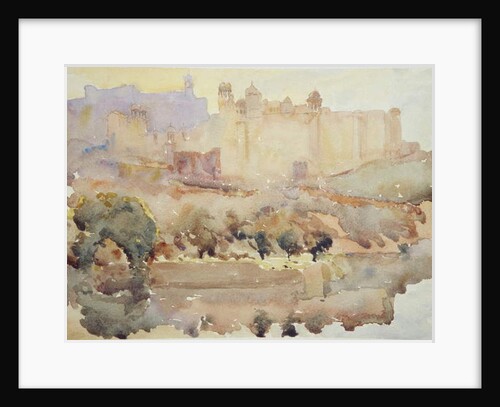 656 Amber fort, evening light by Clive Wilson