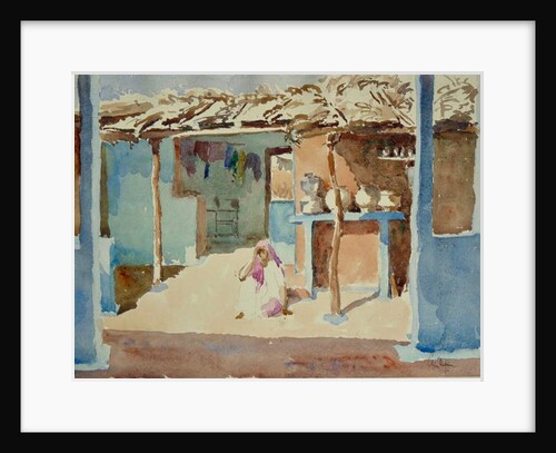 657 Brahmin village interior by Clive Wilson