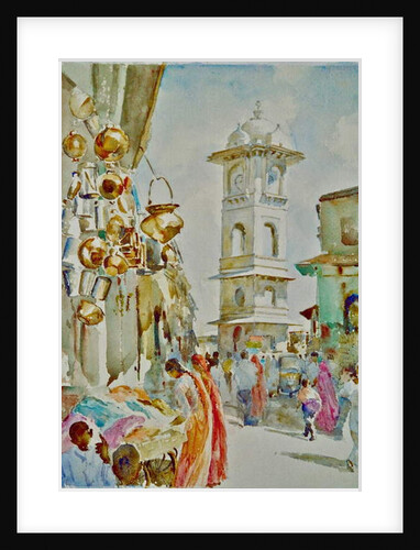 662 Clock tower, Udaipur by Clive Wilson