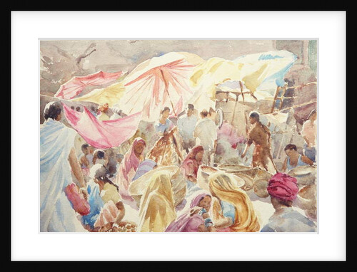 663 Light breaks, Udaipur market by Clive Wilson