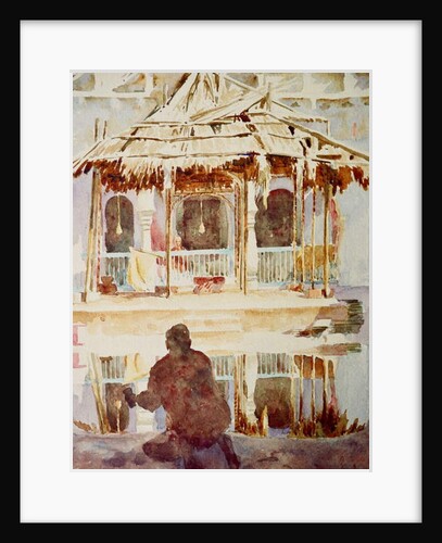 695 A flood at the ashram by Clive Wilson