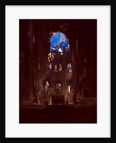 Interior of Notre-Dame by Daniel Cacouault