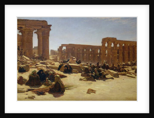 Ruins of the Temple at Luxor, c.1890 by Joseph Farquharson
