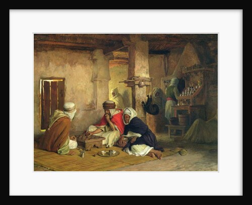 Moroccan Coffee House, c.1874 by Eugene Alexis Girardet