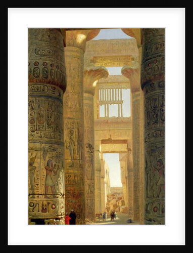 The Temple of Karnak, The Great Hypostyle Hall, 1890 by Ernest Carl Eugen Koerner