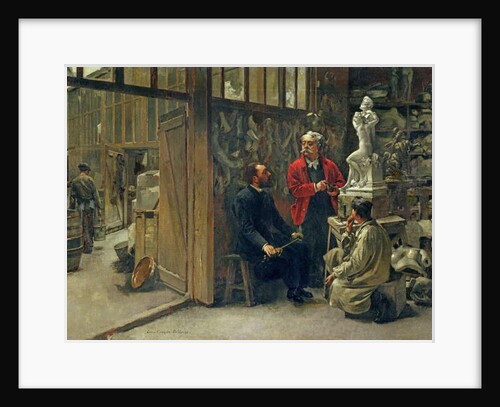 The Sculptor's Studio, c.1870 by Louis Robert Carrier-Belleuse