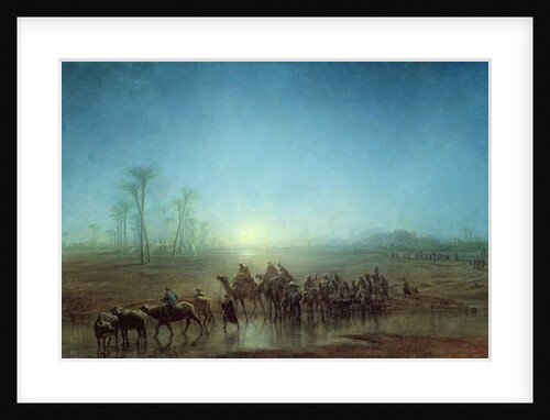 Caravan of Bedouins, 1863 by Francois Barry